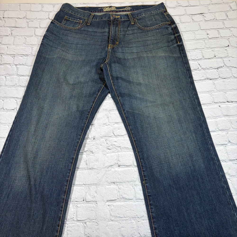 Old Navy Loose Fit Mens Jeans 36x32 Medium Wash Blue Denim 100% Cotton 0429